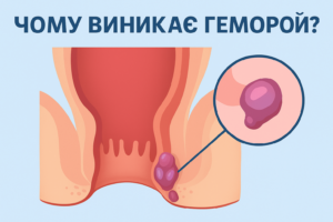 Чому виникає геморой?